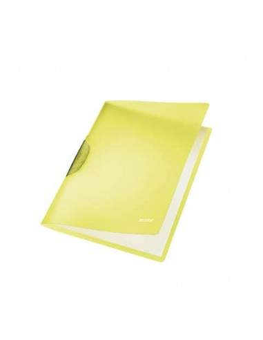 Cartelline di archiviazione con clip max 30 fogli Leitz COLOR CLIP Rainbow in PPL A4 giallo - 41760115 Leitz - 1