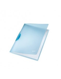 Cartelline di archiviazione con clip max 30 fogli Leitz COLOR CLIP Rainbow in PPL A4 azzurro - 41760130 Leitz - 1