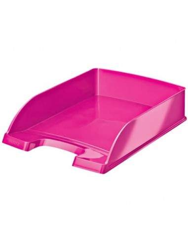 Vaschetta portacorrispondenza Leitz WOW in polistirolo A4 rosa metallizzato 52263023 Leitz - 1