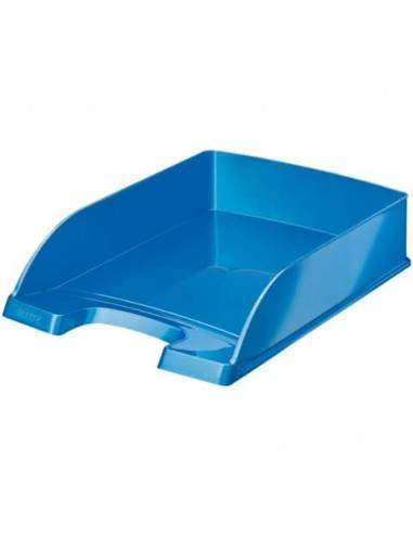 Vaschetta portacorrispondenza Leitz WOW in polistirolo A4 azzurro metallizzato 52263036 Leitz - 1