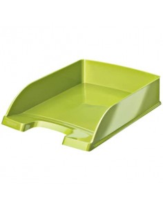 Vaschetta portacorrispondenza Plus Leitz WOW in polistirolo A4 verde metallizzato 52263064 Leitz - 1
