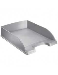 Vaschetta portacorrispondenza Leitz PLUS STANDARD in polistirolo A4 grigio metallizzato - 52270084 Leitz - 1