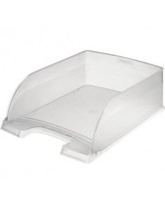 Vaschetta portacorrispondenza impilabile Leitz PLUS JUMBO in polistirolo A4 trasparente satinato - 52330003 Leitz - 1
