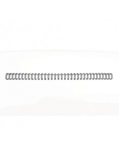 Spirali metalliche a 34 anelli GBC Wirebind 6 mm a4 nero conf da 100 spirali - RG810410 GBC - 1