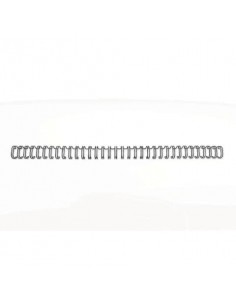 Spirali metalliche a 34 anelli GBC Wirebind 11 mm a4 nero conf da 100 spirali - RG810710 GBC - 1