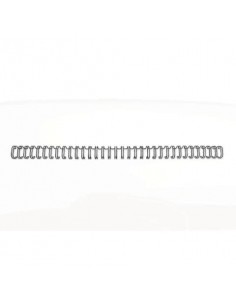 Spirali metalliche a 34 anelli GBC WireBind W18 12 mm a4 nero conf da 100 spirali - RG810810 GBC - 1