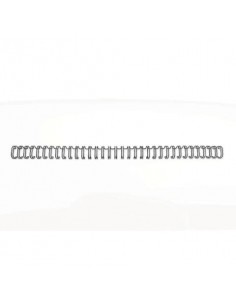 Spirali metalliche a 34 anelli GBC WireBind 14 mm a4 nero conf da 100 spirali - RG810910 GBC - 1