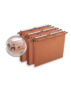 Cartelle sospese per cassetto ELBA Ultimate interasse 39 cm arancione fondo V Conf. 25 pezzi 100330312 Elba - 1