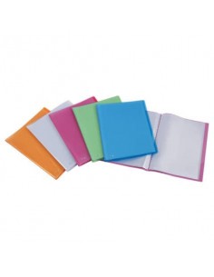 Portalistini a fogli fissi LUMINA buccia d'arancia 22x30 cm 40 buste assortiti 400090482 Favorit - 1