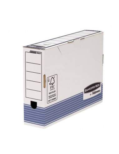 Scatole archivio FELLOWES Bankers Box® System 8,5x36,6x25,8 cm blu/bianco legal 0023701 Fellowes - 1
