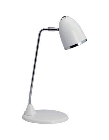 Lampada da scrivania MAULstarlet metallo cromato bianco E27 8 W 8231002  - 1