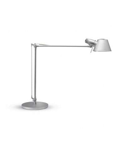 Lampada da scrivania MAUL a risparmio energetico MAULrock con morsetto metallo argento E27 15 W - 8234195  - 1