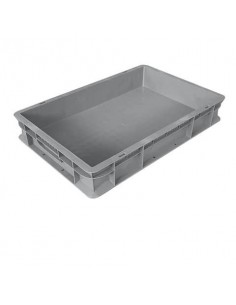 Cassa di movimentazione in PPL Viso 40x60x10 cm grigio E6412 Viso - 1