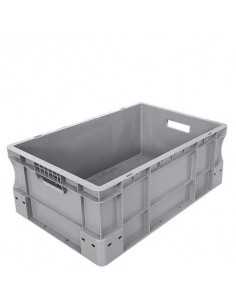 Cassa di movimentazione in PPL Viso 400x600x230 mm grigio E6420 Viso - 1