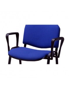 Braccioli fissi Unisit Dado per sedia 4 gambe nero ACCBRDAF2 UNISIT - 1