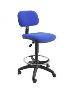 Sgabello tecnico Unisit Esos con poggiapiedi telescopico blu EOE5S/EB UNISIT - 1