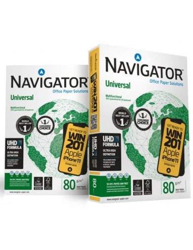 Carta per fotocopie A4 Navigator Universal 80 g/m² Risma da 500 fogli - NUN0800652 Navigator - 1