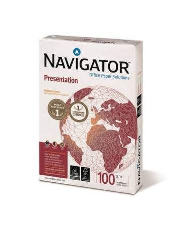 Carta per fotocopie A4 Navigator Presentation 100 g/m² Risma da 500 fogli - NPR1000169 Navigator - 1