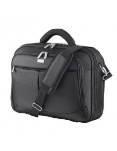 Borsa per computer Trust Sydney fino a 16" in tessuto 2 scomparti nero - 17412 Trust - 1
