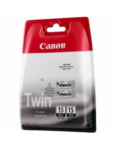 serbatoi inchiostro BCI-15 BK Canon nero  Conf. 2 - 8190A002 Canon - 1