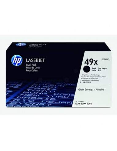 Toner alta capacità smart 49X HP nero  Conf. 2 - Q5949XD HP - 1