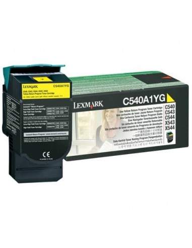 Toner return program Lexmark giallo  C540A1YG Lexmark - 1