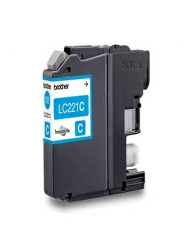 Cartuccia inkjet uso moderato LC-221 Brother ciano LC-221C Brother - 1