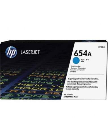 Toner 654A HP ciano standard CF331A HP - 1