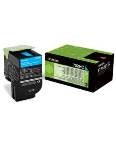 Toner alta resa return program 702HC Lexmark ciano 70C2HC0 Lexmark - 1