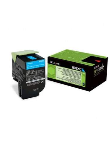 Toner altissima resa return program 802XC Lexmark ciano 80C2XC0 Lexmark - 1