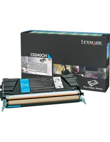 Toner alta capacità return program Lexmark ciano C5240CH Lexmark - 1