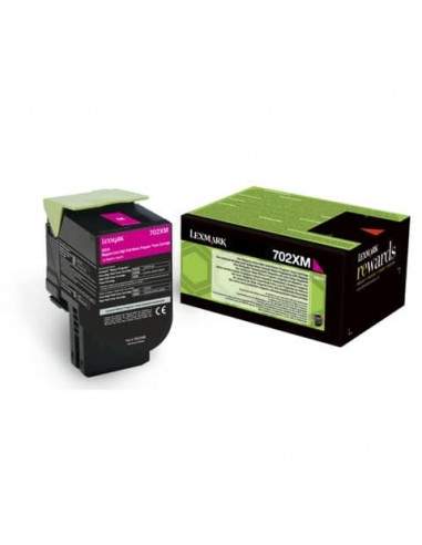 Toner altissima resa return program 702XM Lexmark magenta 70C2XM0 Lexmark - 1