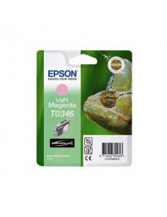 Cartuccia inkjet ink pigmentato blister RS+RF T0346 Epson magenta chiaro C13T03464020 Epson - 1