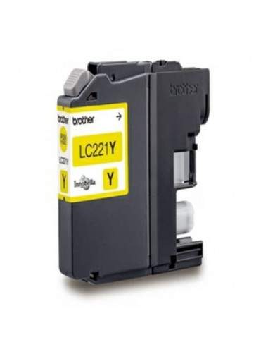 Cartuccia inkjet uso moderato LC-221 Brother giallo LC-221Y Brother - 1