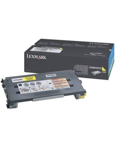 Toner alta capacità Lexmark giallo  C500H2YG Lexmark - 1