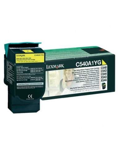 Toner return program Lexmark giallo  C540A1YG Lexmark - 1