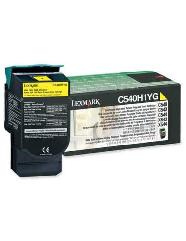 Toner return program Lexmark giallo  C540H1YG Lexmark - 1