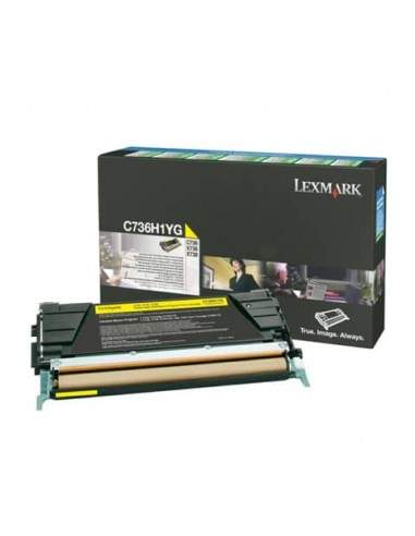 Toner alta resa return program Lexmark giallo C736H1YG Lexmark - 1