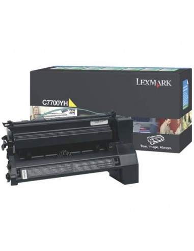 Toner alta resa return program Lexmark giallo C7700YH Lexmark - 1