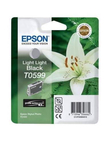 Cartuccia inkjet ink pigmentato blister RS+RF T0599 Epson nero chiaro-chiaro C13T05994020 Epson - 1