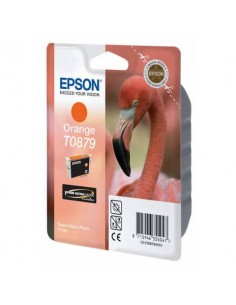 Cartuccia inkjet ink pigmentato blister RS+RF T0879 Epson arancio C13T08794020 Epson - 1