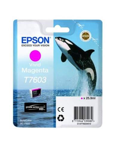 Cartuccia inkjet T7603 Epson magenta vivido C13T76034010 Epson - 1