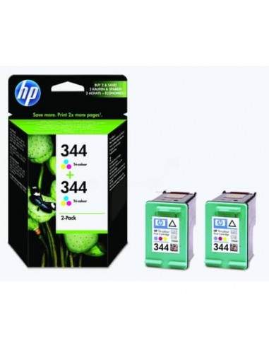 cartucce inkjet blister 344 HP 3 colori  Conf. 2 - C9505EE HP - 1