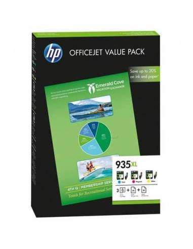 cartucce inkjet alta capacità 935XL Value Pack HP c+m+g Conf. 3 - F6U78AE HP - 1