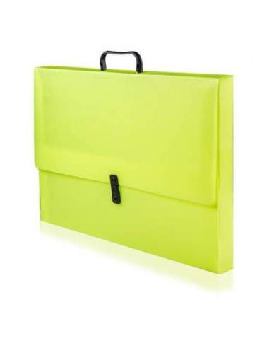 Scatola portaprogetti con maniglia BREFIOCART POLIONDA 38x53 cm dorso 4 cm colore fluo - 020M4005.FLUO Brefiocart - 1