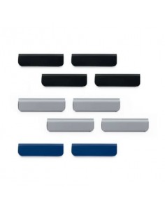 Clip adesiva DURABLE Durafix 60x17 mm assortiti Conf. 10 pezzi - 470900 Durable - 1