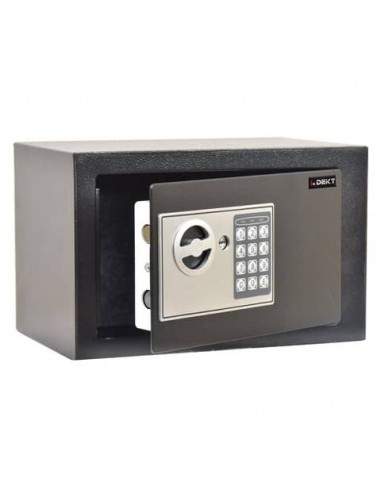 Cassaforte di sicurezza i.DEKT con chiusura elettronica + 2 chiavi d’emergenza nero mm. 310x200x200 Turikan - 1
