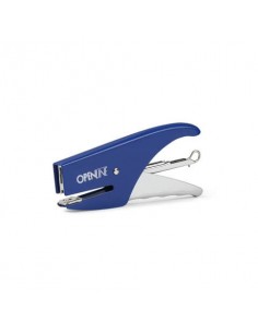 Cucitrice manuale a pinza OPENLINE passo 6 max 18 ff blu 0185B Iternet - 1