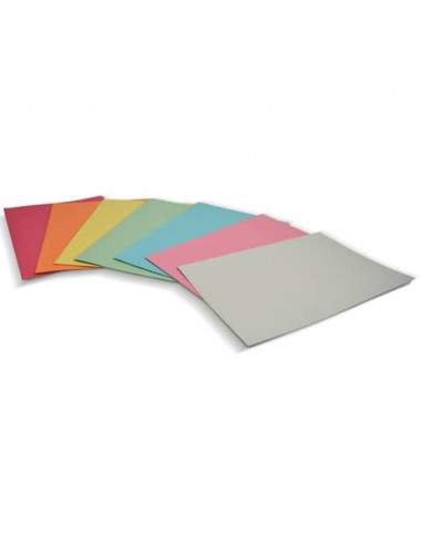 Cartelline semplici EURO-CART Cartoncino Manilla 25x35 cm gr. 145 rosa conf. da 100 pezzi - CM01RS145 Euro-cart - 1
