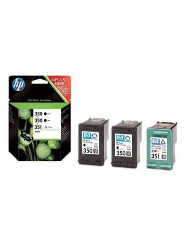 cartucce inkjet 350/350/351 HP nero +tricromia Conf. 3 - SD448EE HP - 1